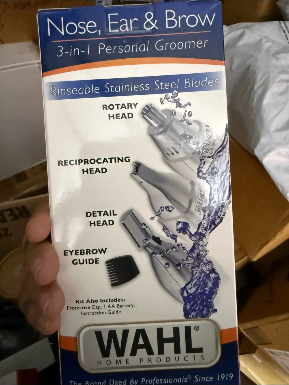 Grooming device packaging